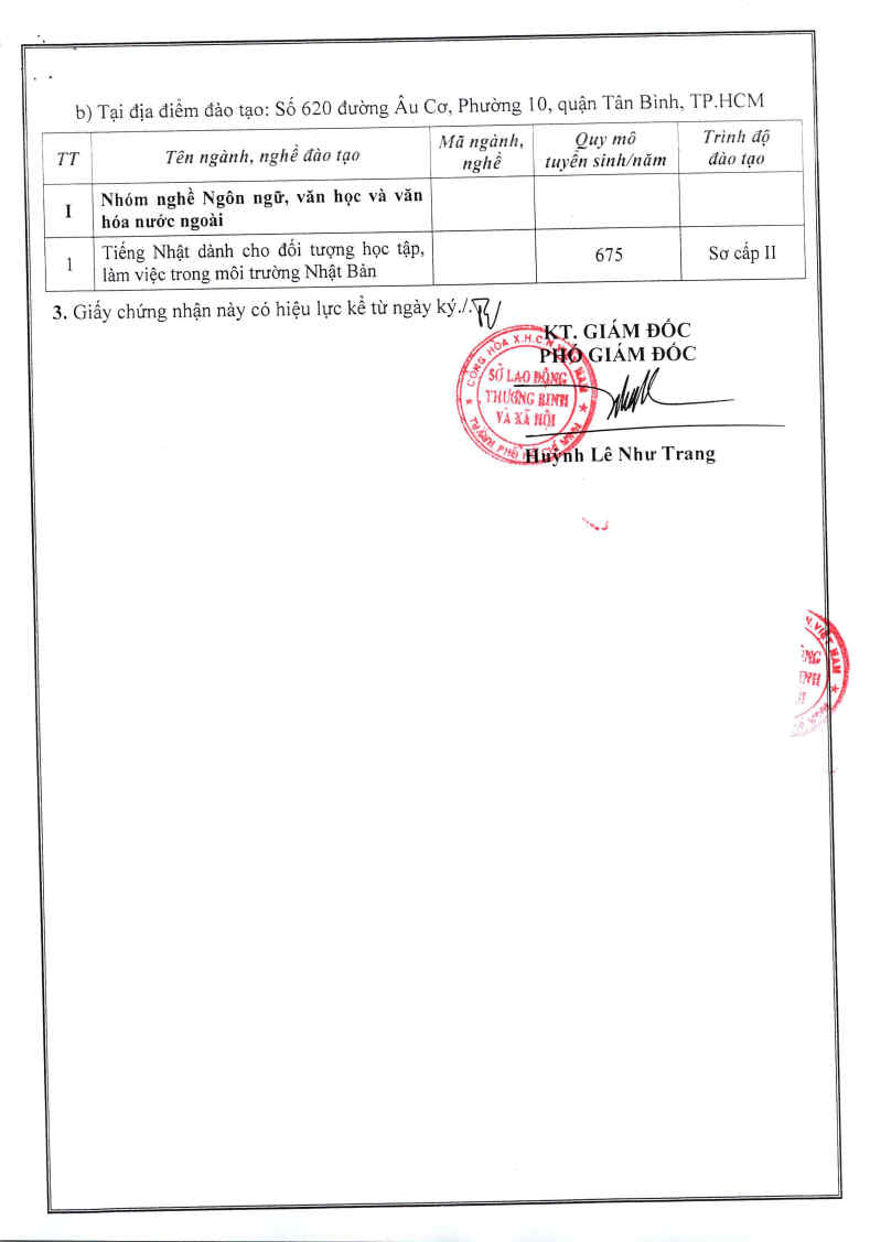 Trường Trung cấp Kỹ năng Chuyên nghiệp Nhật Bản