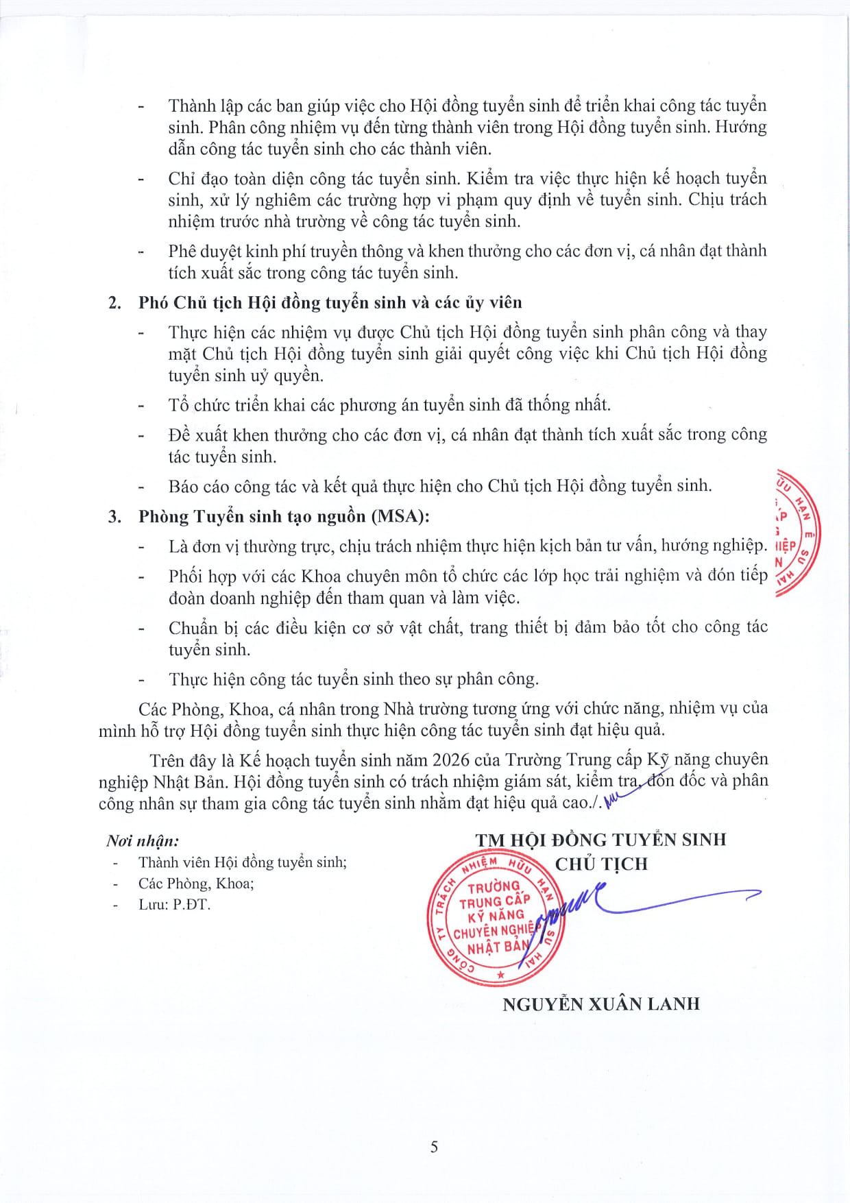 Trường Trung cấp Kỹ năng Chuyên nghiệp Nhật Bản