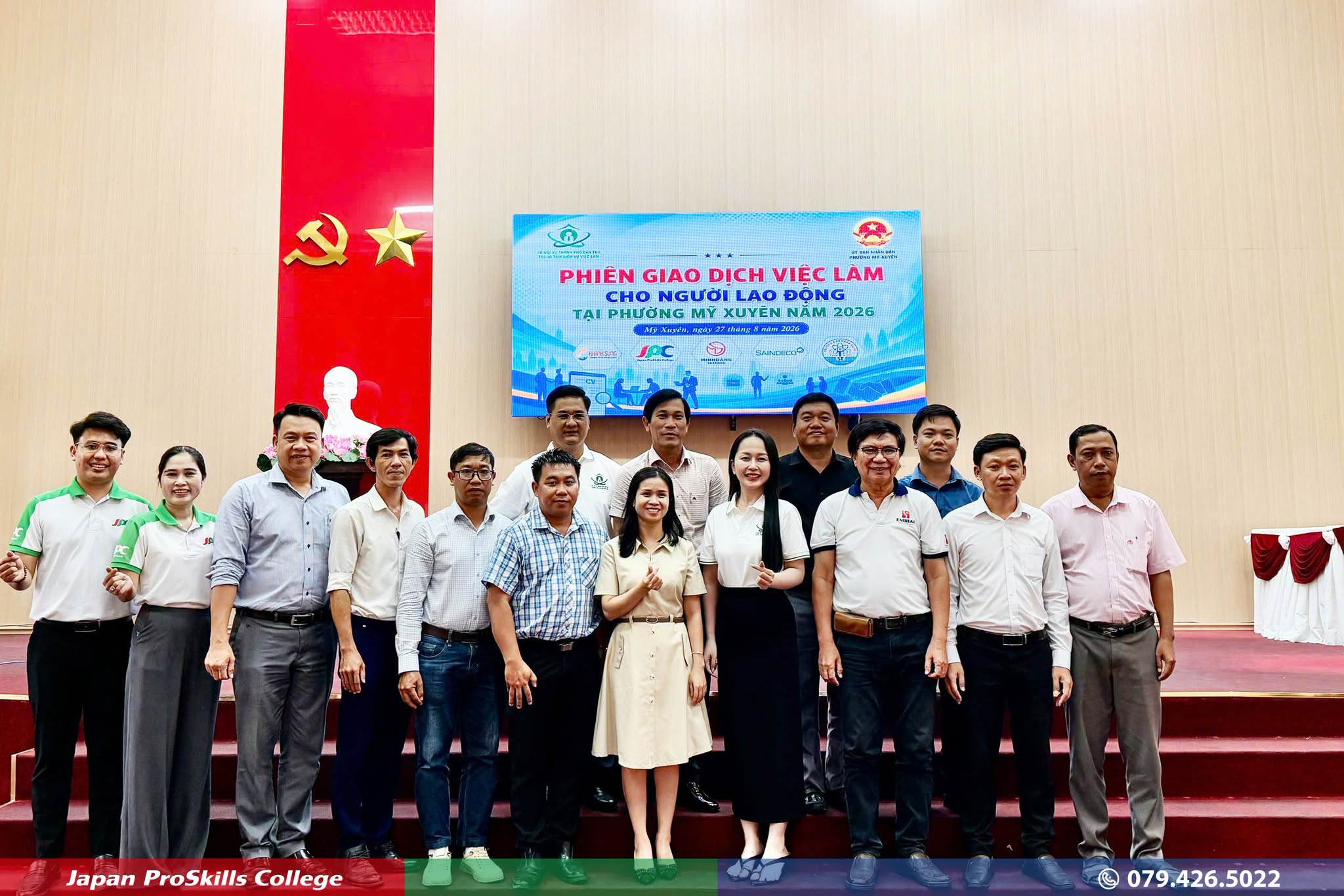 JPC đồng hành cùng Phiên giao dịch việc làm năm 2026 dành Cho Người Lao Động Phường Mỹ Xuyên