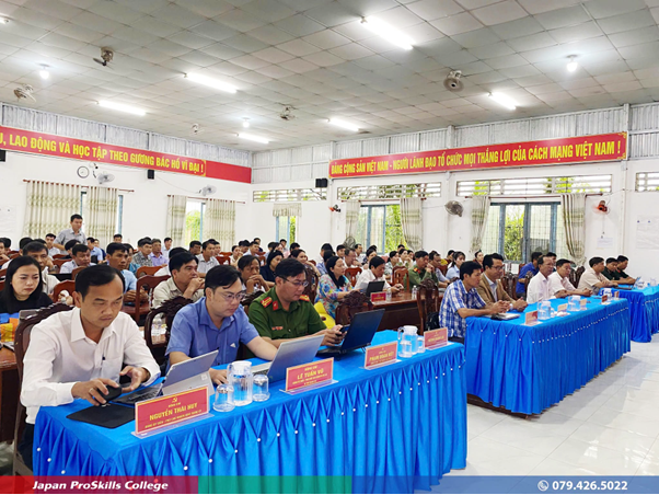 May be an image of one or more people, dais and text that says 'LAO ĐỘNG VÀ HỌC TẬP THEO GƯƠNG BÁC HỐ VDẠI!) .០ LỢI CỦA CÁCH MẠNG VIỆT NAM nc የመሔሚካቀልው ทนผบ DUNH! 0 NGUYÊN ลก 時名い JapanProSkillsCollege Japan ProSkills College © 079.426.5022'' class='WACImage SCXW98563917 BCX0' width='602' height='452' width='602' height='452' width='602' height='452' width='602' height='452' width='602' height='452' width='602' height='452
